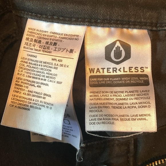 Levi's 710 super skinny black jeans, women's 29 - Picture 5 of 6